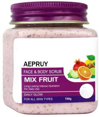 AEPRUY Mix Fruits Face and Body Massage Scrub | Instant Whitening  Scrub(150 ml)