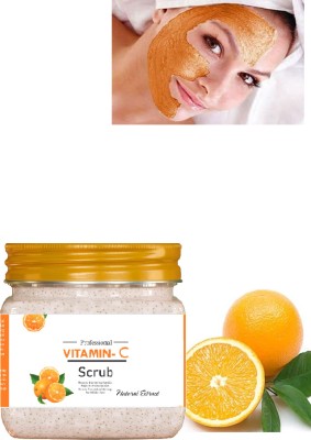 KAIASHA Vitamin-C Massage Scrub for Removing All Dead Skin Cells Sunburn Scrub(380 g)