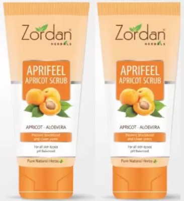 ZORDAN APRICOT SCRUB (PACK OF 2) Scrub(120 ml)