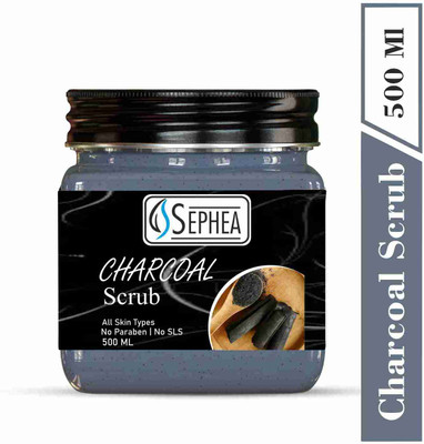 SEPHEA Charcoal Scrub 500 ml Scrub(500 ml)