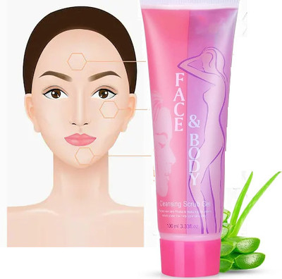 Wiffy Face & Body Cleansing Scrub Gel  Scrub(100 ml)
