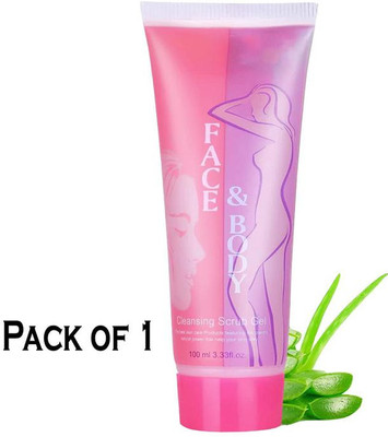 KAIASHA Face and Body Cleansing Scrub Gel  Scrub(100 ml)