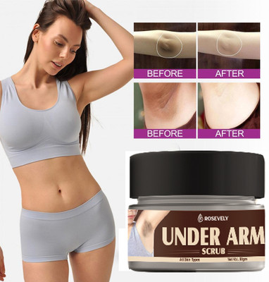 Rosevely Underarm Whitening Scrub for Dark Underarms Spot Removal Scrub 1 Scrub(50 g)