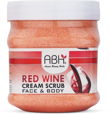 ABH Red Wine cream scrub face and body Scrub(500 ml)