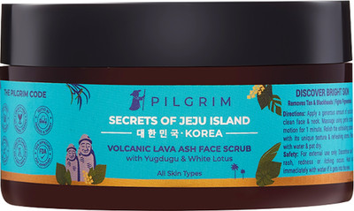 Pilgrim Volcanic Lava Ash Face Scrub | Scrub(100 g)