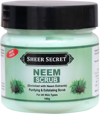 Sheer Secret Neem Scrub for all skin type Scrub(100 g)