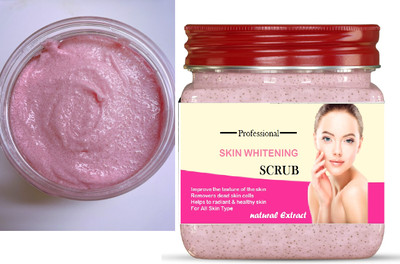 KAIASHA Strawberry Scrub Tan Removal Neck Hands Face Body  Scrub(380 ml)