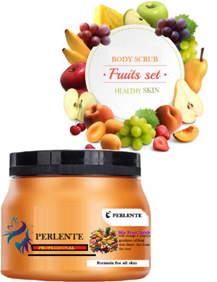 PERLENTE Papaya & Mix Fruit Face Scrub For Tan Removal Scrub(200 g)