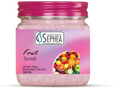 SEPHEA Fruit Facial Massage Scrub | Face And Body Scrub | For All Skin Types 500 ml Scrub(500 ml)