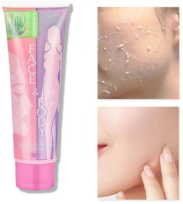 JANOST Natural Face & Body Cleansing Scrub Gel 100ml Scrub(100 g)