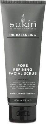 Sukin Oil Balancing Pore Refining Facial Scrub 125Ml Scrub(125 ml)