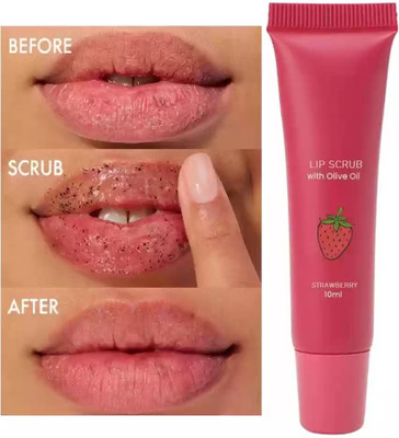 CATERINACHIARA Lip Scrub For dark Tanned Lips With Olive Oil 10 ML Scrub(10 ml)