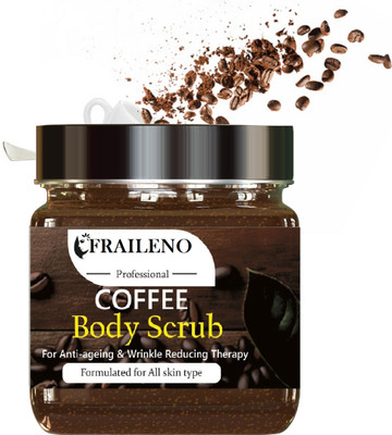 FRAILENO Exfoliating Coffee Body Scrub for Tan Removal, Soft-Smooth Scrub(200 ml)