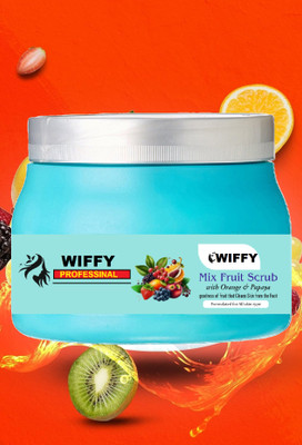 Wiffy Deep Exfoliating Fruit Face Scrub For Glowing Skin Scrub(200 g)