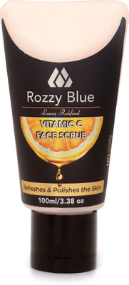 RozzyBlue Vitamin C Face Scrub – Refreshes & Polishes Skin Scrub(100 ml)