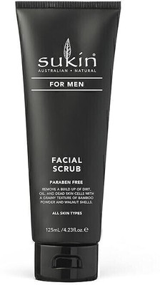 Sukin Facial Scrub For Men | Suitable For All Skin Types | 125ml (Pack of 1) Scrub(125 ml)