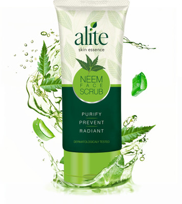 alite Neem Face Scrub with Aloevera Cucumber Extract Fights Breakouts Clear Skin Scrub(70 g)