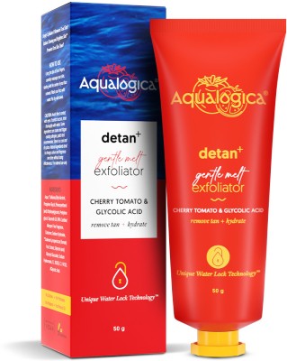 Aqualogica Detan + Gentle Melt Exfoliator -Visibly Removes Tan for Brighten & Smooth Skin Scrub(50 g)