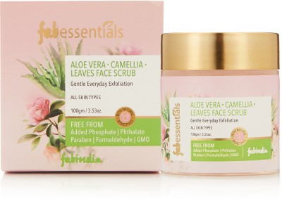 fabessentials Aloe Vera Camellia Leaves Face  Scrub(100 g)