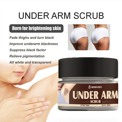 Rosevely Underarm Whitening Scrub for Dark Underarms Spot Removal Pack of 1  Scrub(50 g)