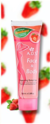 ads Face And Body Cleansing Strawberry Scrub Gel-D73 Scrub(100 ml)