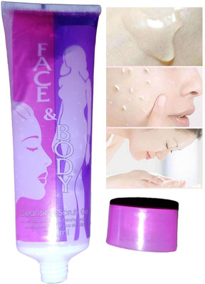 Aylily Professional Dead Skin Removing Cleansing Face & Body Cleansing Gel  Scrub(100 ml)