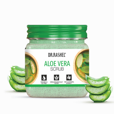 DR.RASHEL ALOE VEERA FACE & BODY SCRUB Scrub(380 ml)