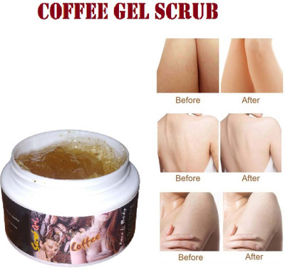 Emijun Coffee Face & Body Gel Scrub, Smooth & soft Skin, Deep Cleansing  Scrub(50 g)