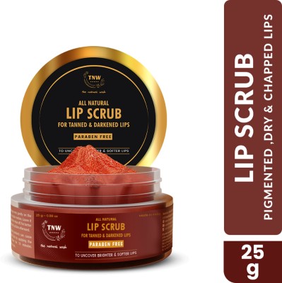 TNW - The Natural Wash Lip Scrub for Dry &Dark lips|Removes Pigmentation&Dead SkinCells with SheaButter Scrub(25 g)