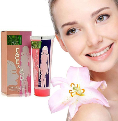 Amaryllis Ultra Smooth Gel enriched Face & Body Cleansing scrub Aloevera Scrub(100 ml)