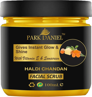 PARK DANIEL Haldi Chandan Facial & Body Scrub For Instant Glowing Clear Skin 100ML Scrub(100 ml)