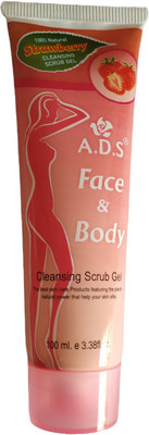 ads Face And Body Cleansing Strawberry Scrub Gel- Scrub(100 ml)