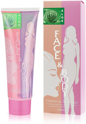 Amaryllis Aloe Face Body Scrub Cleansing Exfoliating Gel Moisturizing Scrub(100 ml)