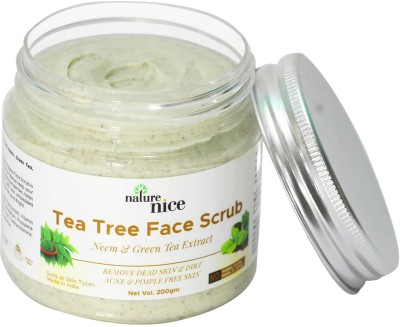 Nature Nice New Tea Tree Scrub with Tea & Neem Extract Scrub(200 g)