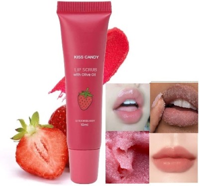 CATERINACHIARA best Lip Lightening & Brightening Lip Scrub strawberry Scrub(10 ml)