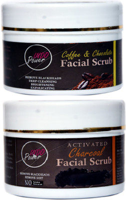 INDOPOWER DoO 214-COFFEE & CHOCOLATE FACIAL SCRUB 100g. + ACTIVATED CHARCOAL FACIAL SCRUB 100g.(2 Items in the set) INDOPOWER DoO 214-COFFEE & CHOCOLATE FACIAL SCRUB 100g. + ACTIVATED CHARCOAL FACIAL SCRUB 100g.(2 Items in the set)