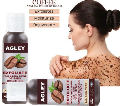 AGLEY Coffee Body for Tan Removal & Exfoliation, Get Glowing Soft Skin Men Women Scrub(200 ml)