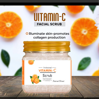 PERLENTE Vitamin -c face and body scrub for all skin type Scrub(380 g)