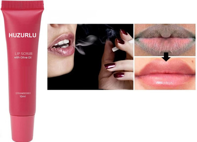 HUZURLU Brightens Black Lips Scrub(10 ml)
