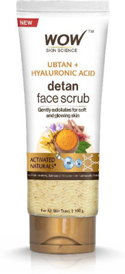 WOW SKIN SCIENCE Ubtan Detan Face Scrub | Gently Exfoliates | Removes Impurities|Hydrates Skin Scrub(100 ml)