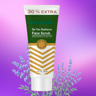 Deeparth De-Tan Face Scrub 50ml - For Tan Removal (Pack-1) Scrub(50 ml)