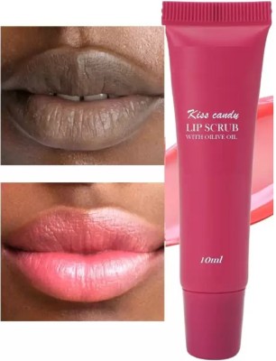 ADJD Lip Balm Scrub For Dark Lips, Men and Women strawberry Scrub(10 ml)