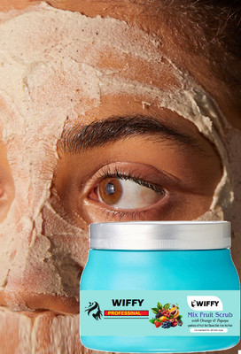 Wiffy Fruit Face & Body Deep Exfoliating Scrub With Fruit Extracts Scrub(200 ml)