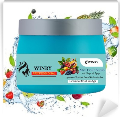 winry Blemishes & Clears Dullness Mix Fruit Face And Body  Scrub(500 g)