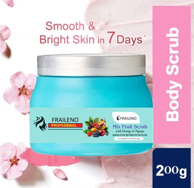 FRAILENO Mix fuity Face& Body Scrub Cream  Scrub(200 ml)