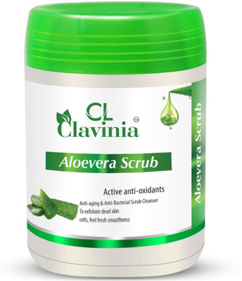 CLAVINIA Aloevera Facial Scrub 1000 ml Scrub(1000 ml)