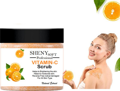 sheny soft Vitamin C Gel & Vitamin C Scrub glow clean whitening Scrub(100 g)