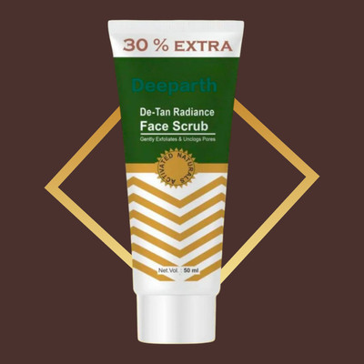 Deeparth De-Tan Scrub (Pack-1) Scrub(50 ml)
