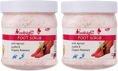 feelhigh Foot Scrub- Skin Care-Pack2 Scrub(500 ml)