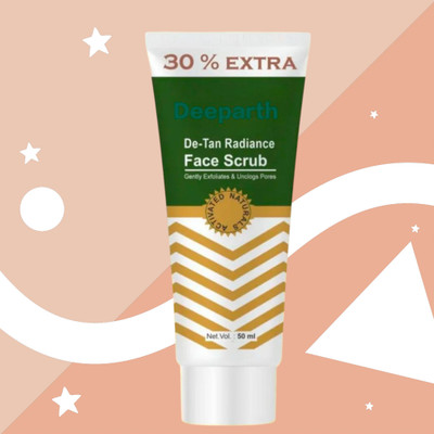 Deeparth scrub for face scrub & body scrub, Blackhead Remover & Tan Removal -/ Pack-1 Scrub(50 ml)